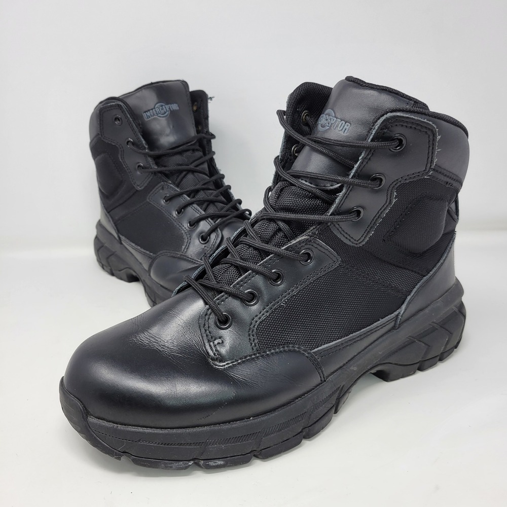 Tactical Black Men's Boots - Unbranded
